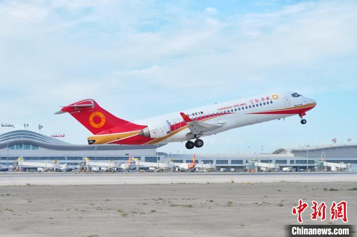 中国国产支线客机ARJ21新开航线